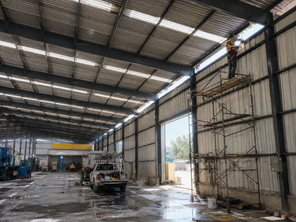 matenimiento de naves industriales en Monterrey